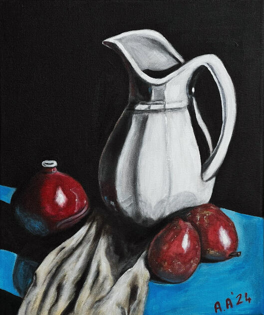 Love Within - Watercolor on Canvas