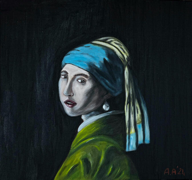 Sun and Moon - Acrylic on Canvas