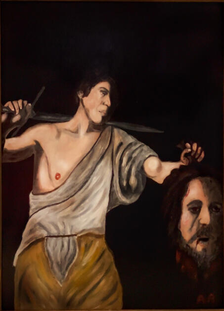 Hogwarts x Starry Night - Acrylic on Canvas